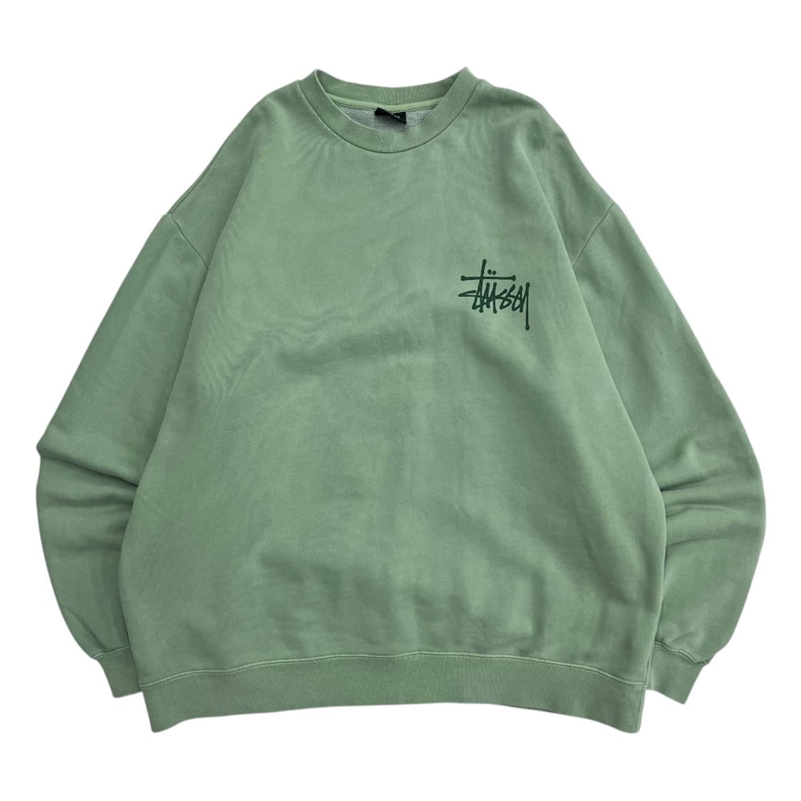 스투시 미니로고 말차맛 맨투맨 L 상품이미지4