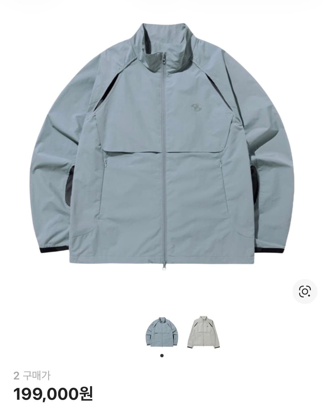 산산기어 슬래쉬 슬릿 자켓 차콜 사이즈 2 상품이미지3