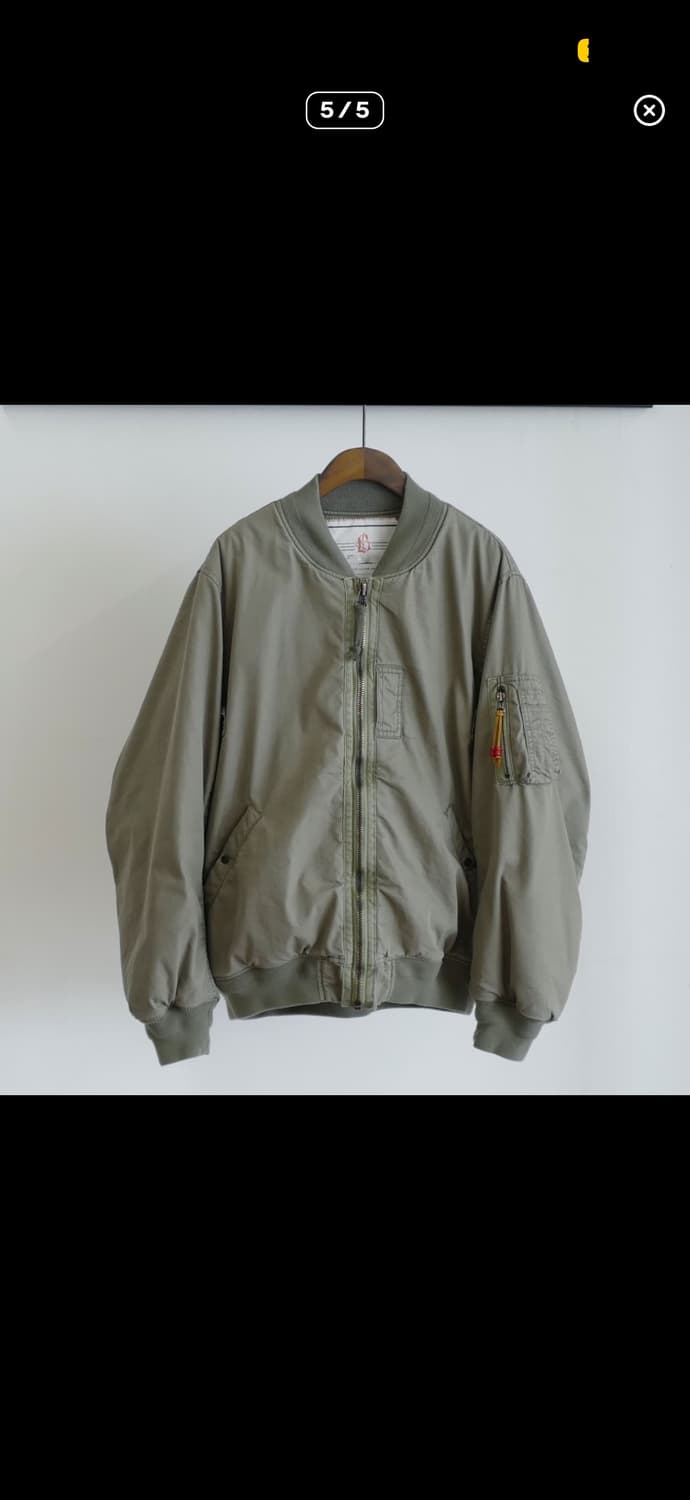 블랙아웃 ma-1 XXL 상품이미지1