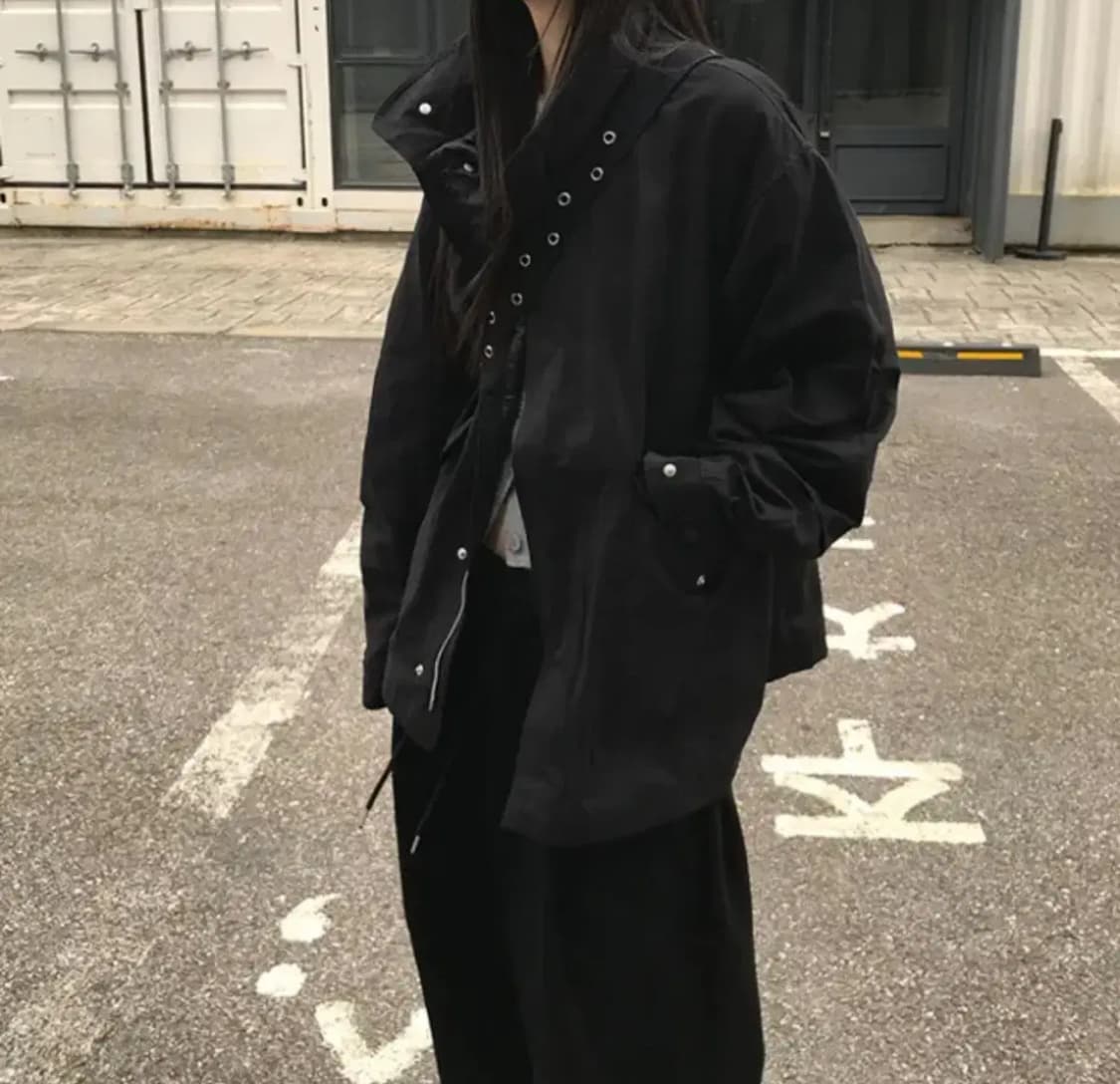 더니로 코팅 포켓 야상 자켓 상품이미지1