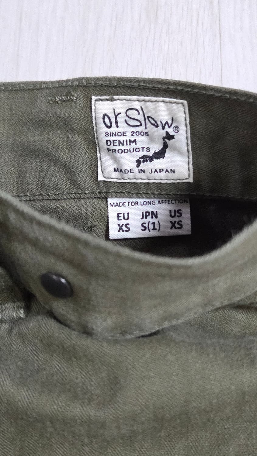 (착샷) 오어슬로우 투포켓 카고 팬츠 m43 퍼티그 상품이미지3