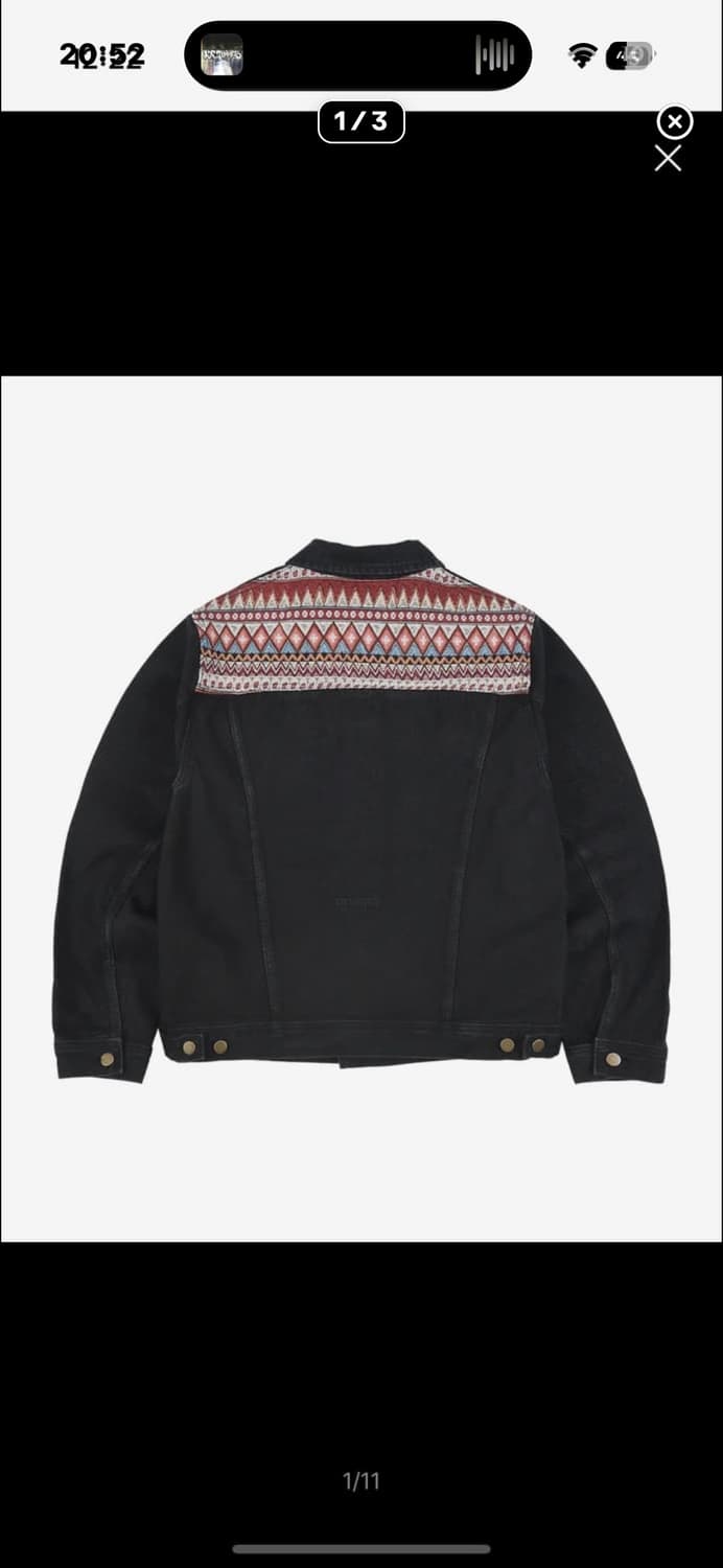 이알에스코 트러커자켓 L 블랙 상품이미지1