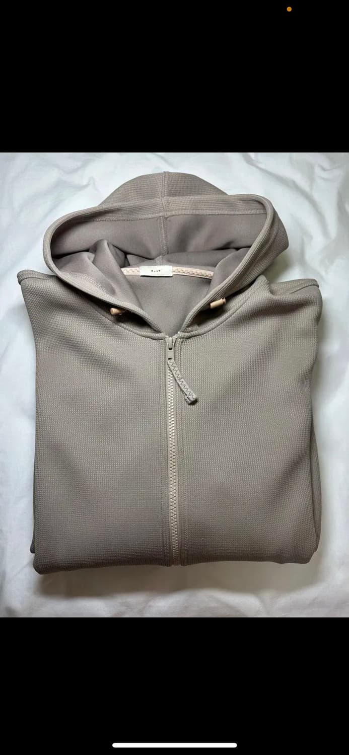 EP.4 01 HOODIE ZIPUP COLOR: BEIGE 상품이미지3