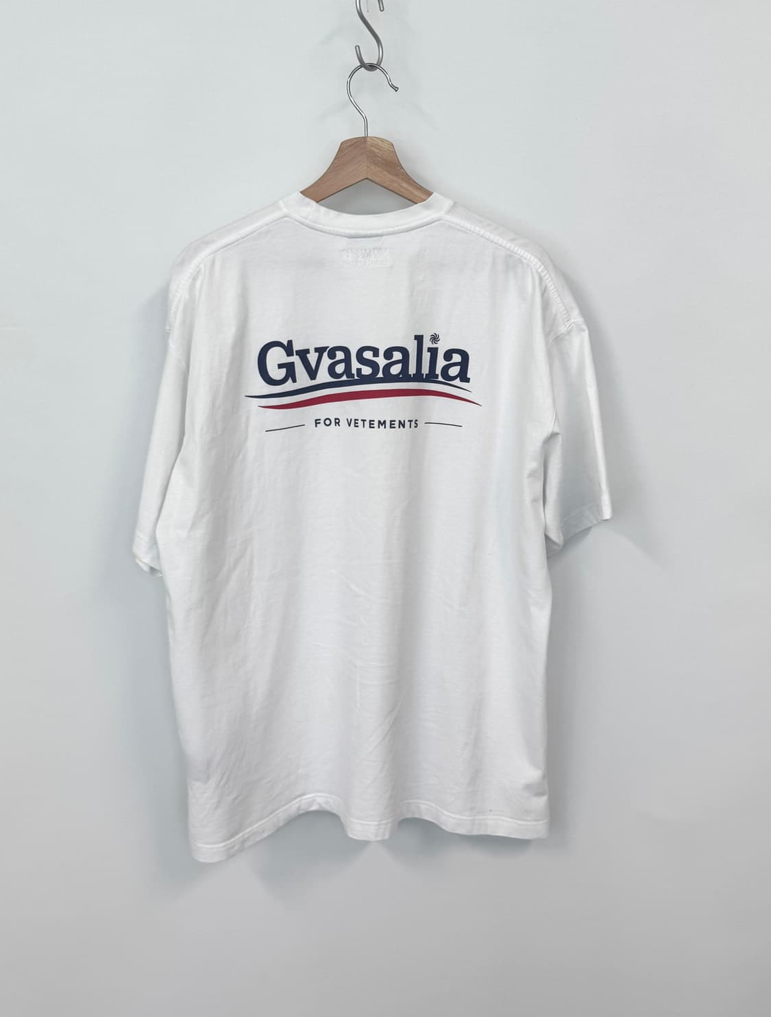 VETEMENTS 베트멍 즈바잘리아 폴리틱 로고 티셔츠 S 상품이미지2