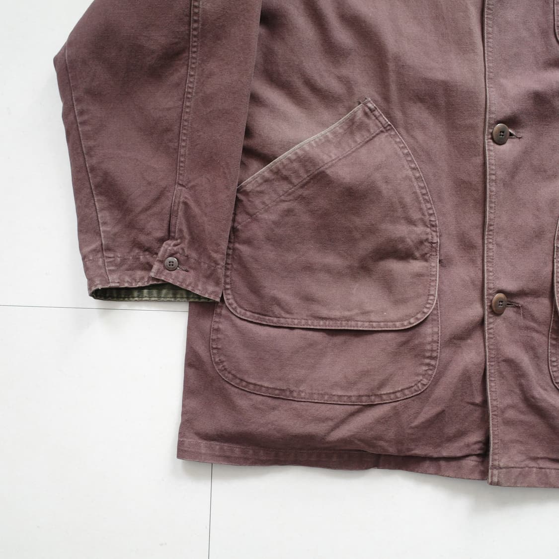 80s 엘엘빈 프리마로프트 헌팅 초어 자켓 브라운 MADE IN USA 상품이미지4