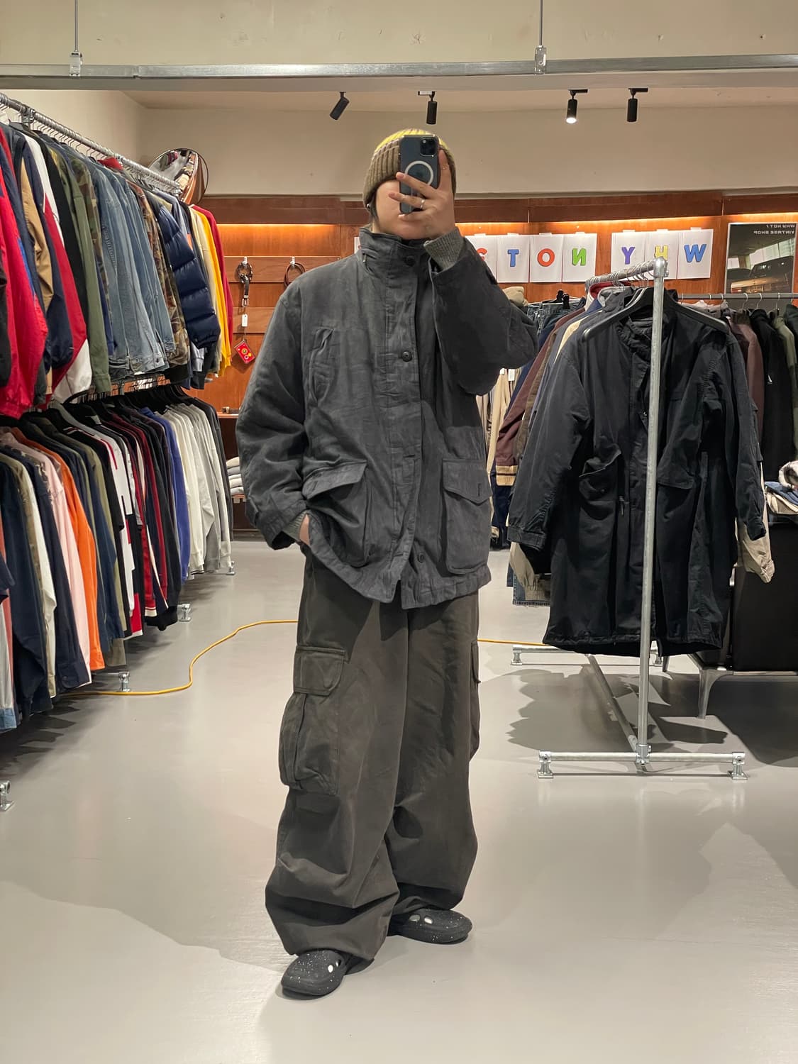 빈티지 스웨이드 헌팅 자켓 (내피 분리 가능) 상품이미지5