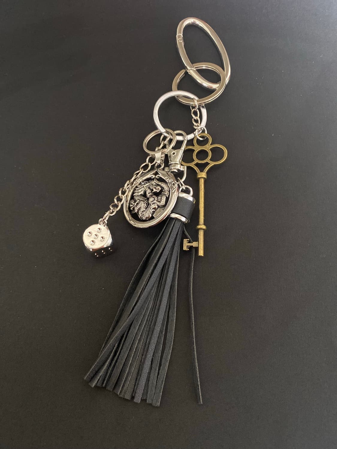 빈티지 드레곤 코인 키링 상품이미지2