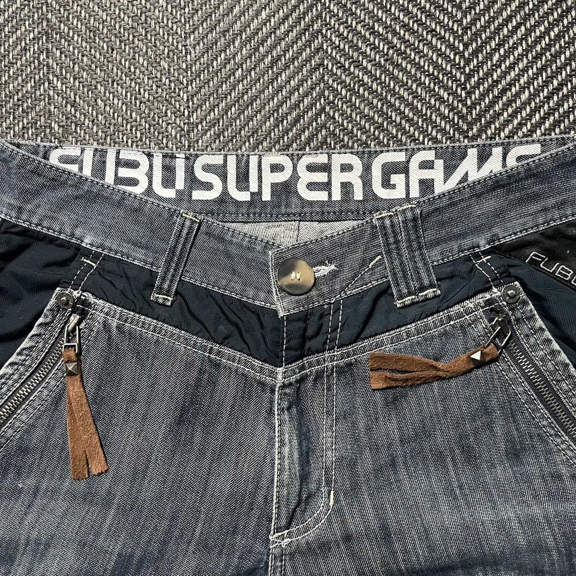 FUBU 후부 빈티지 데님 팬츠 상품이미지3