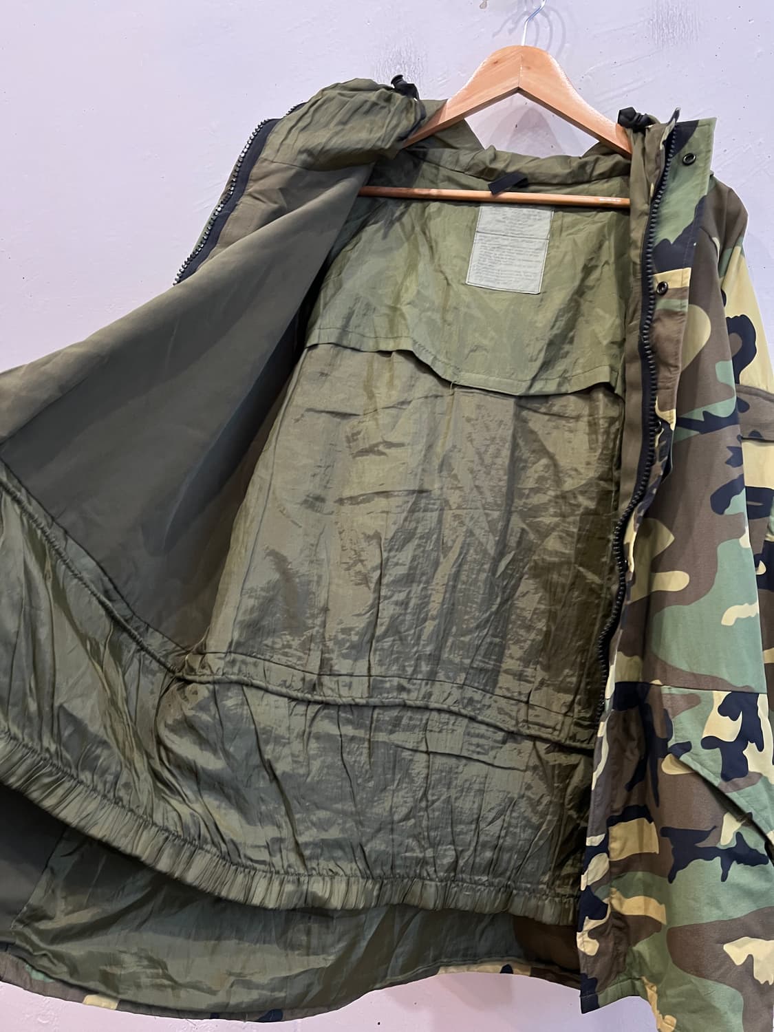 미군 ECWCS 우드랜드 카모 파카  상품이미지10