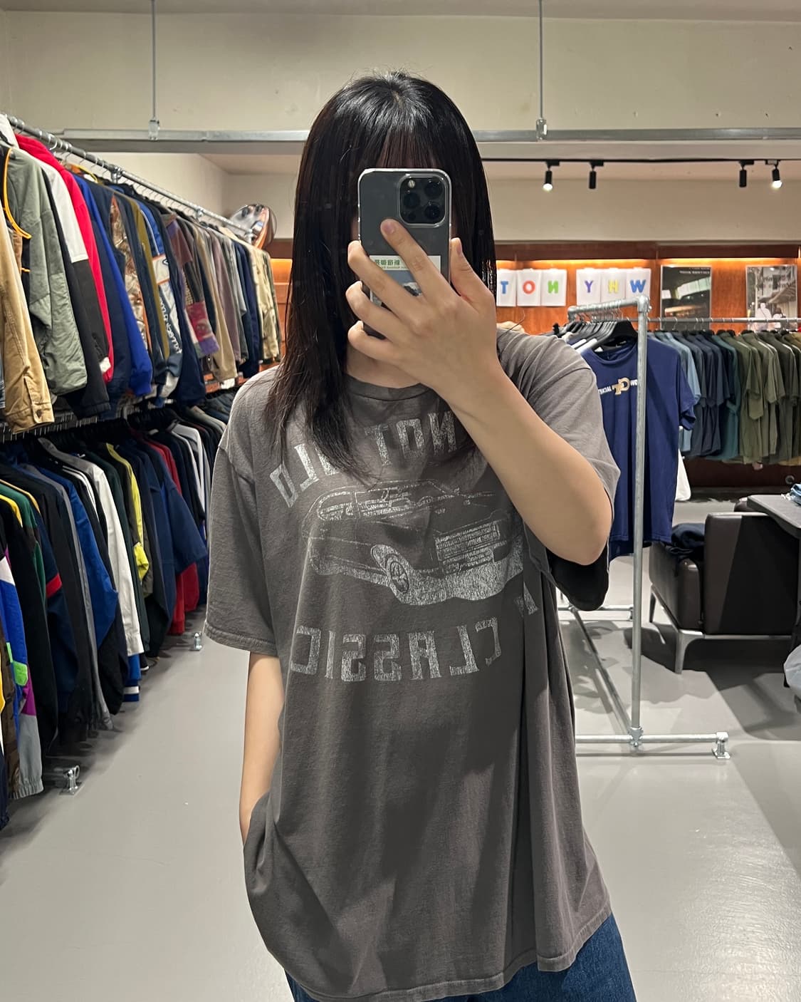 빈티지 프린팅 반팔티셔츠 상품이미지1