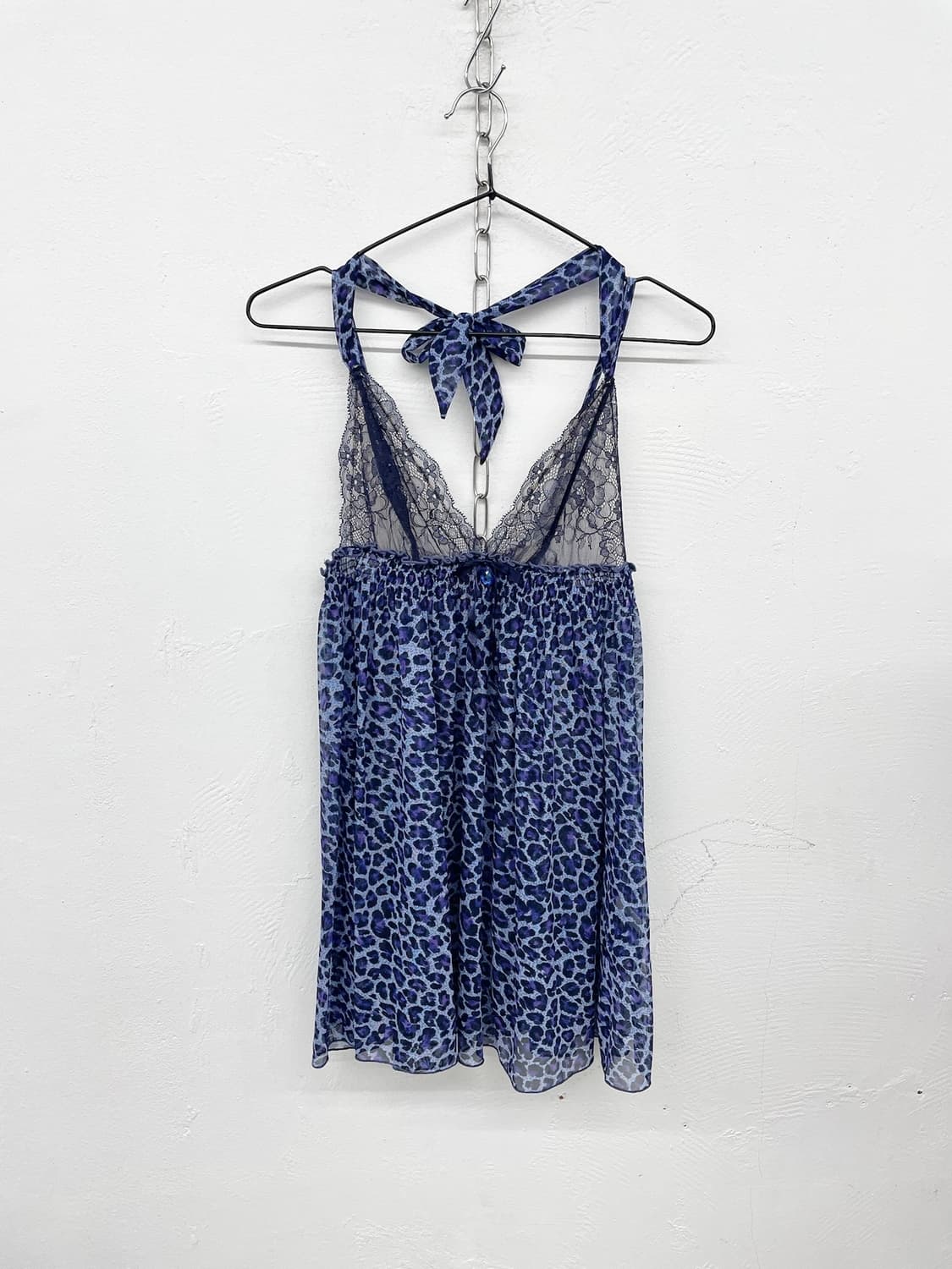 에블린 갸루 레오파드 홀터 슬립 상품이미지4