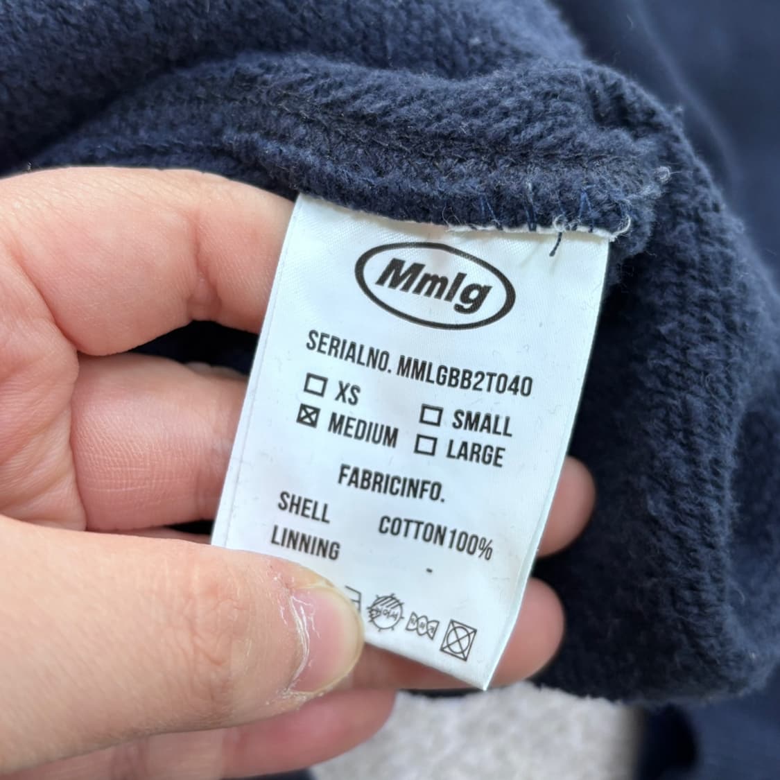 M MMLG 스크립트 후드 티셔츠 0421E 상품이미지4