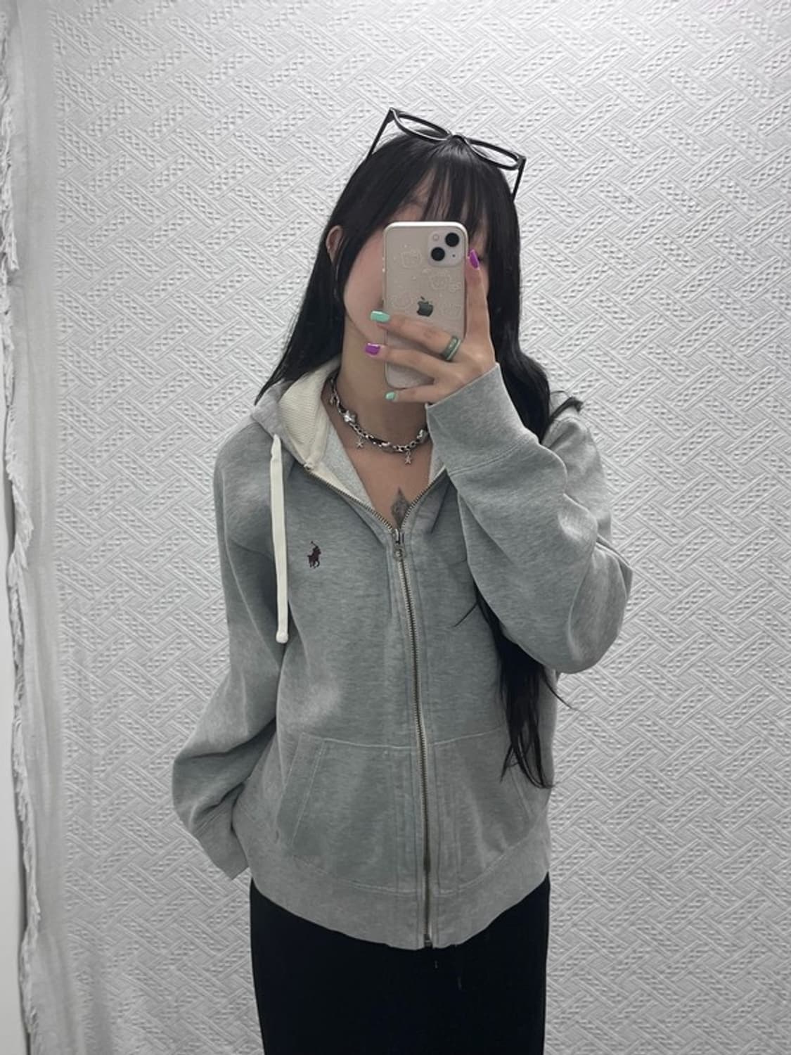 폴로 랄프로렌 윈터베이직 약기모 후드 집업 L C07067 상품이미지2