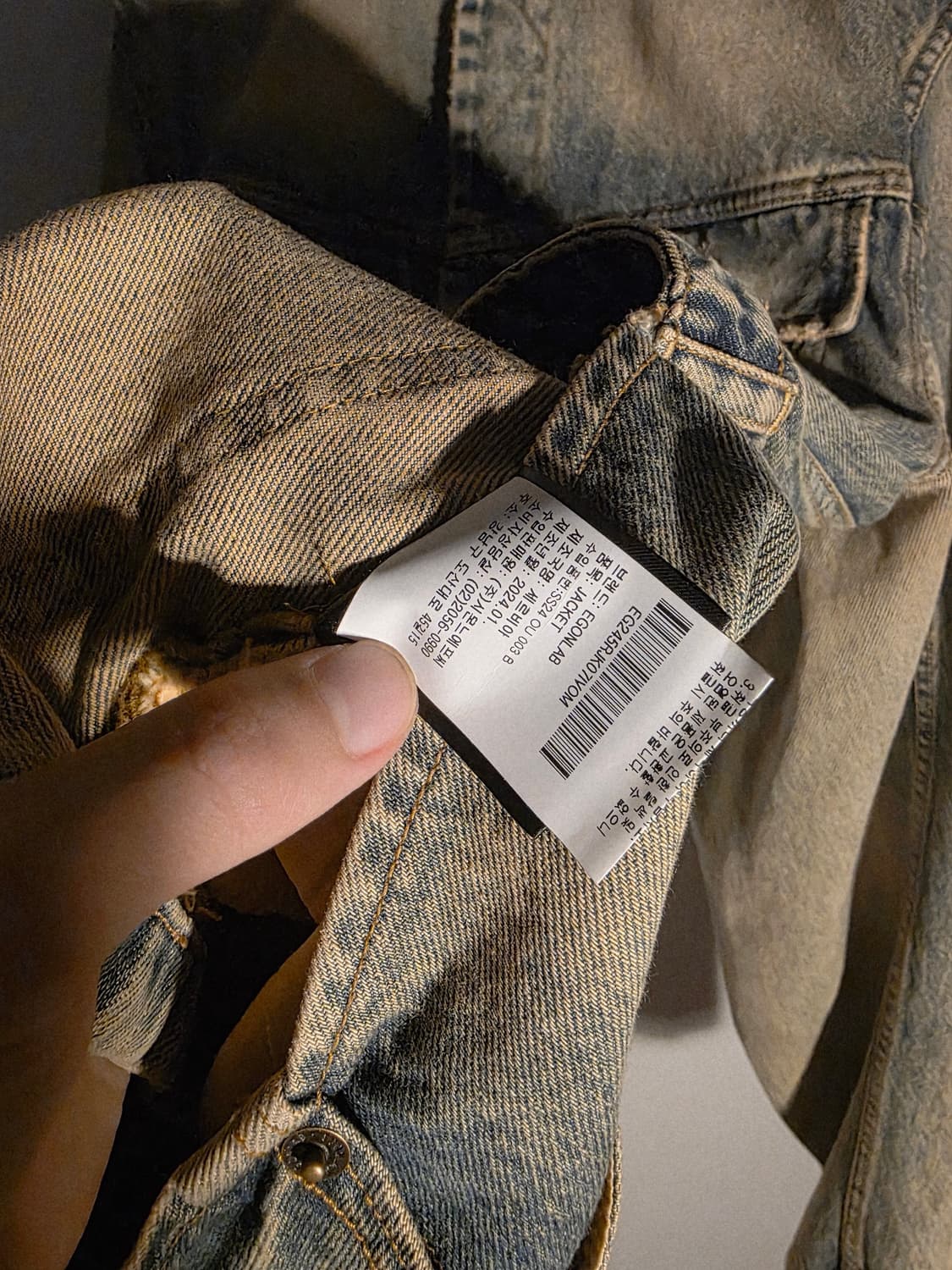 Egonlab cutout denim jakcet 상품이미지6