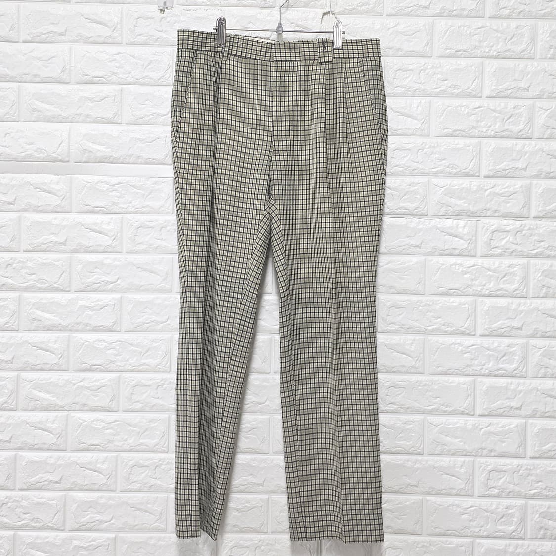 생로랑 체크 패턴 팬츠 31인치 상품이미지1