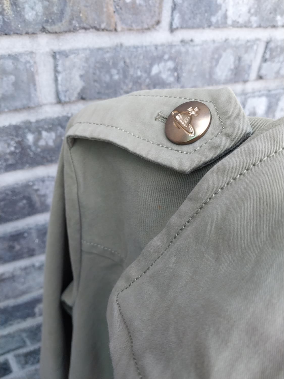 새제품 비비안웨스트우드 언발란스 버튼 밀리터리코트 야상 40 상품이미지8