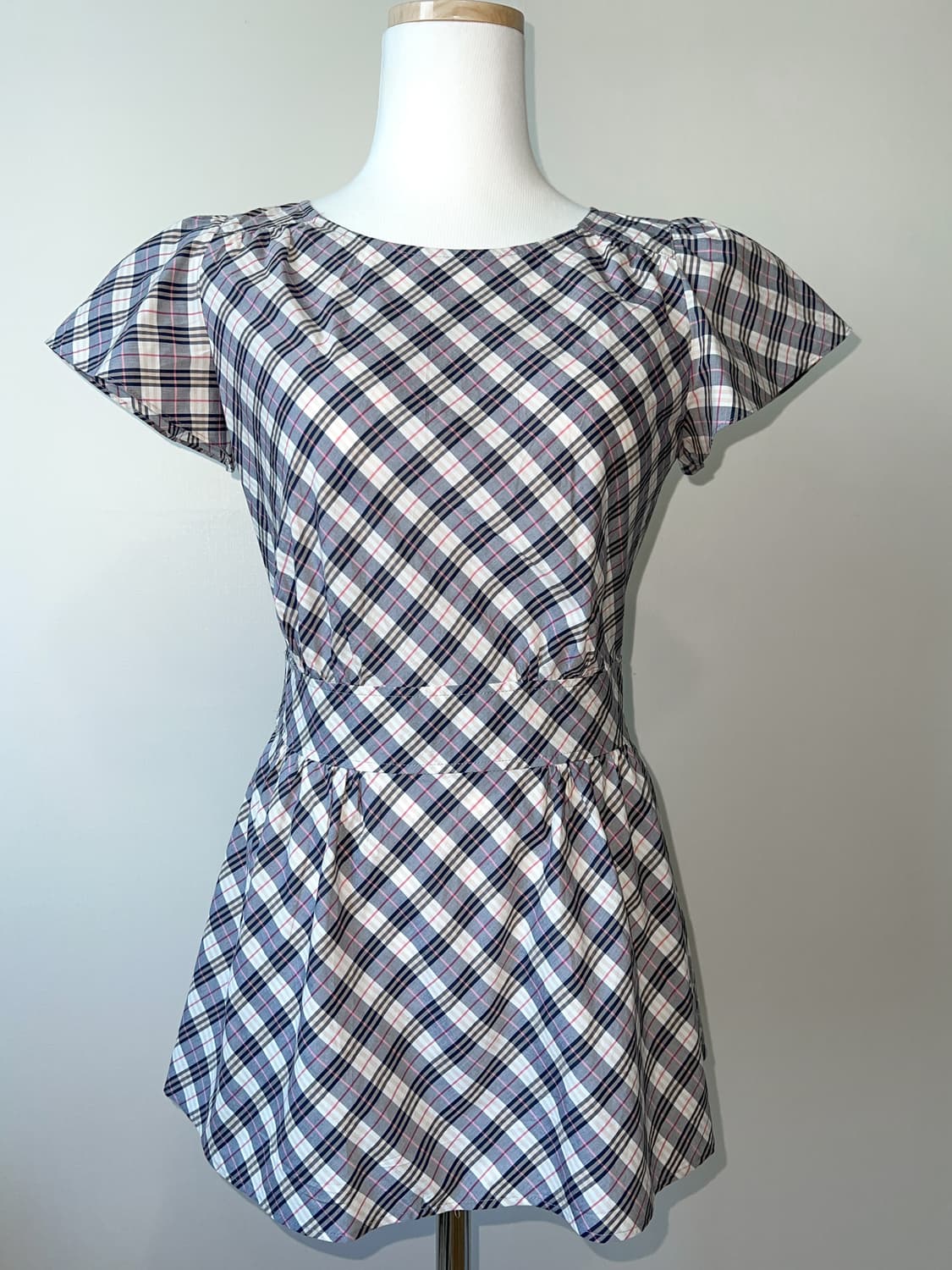 burberry check long blouse 상품이미지1