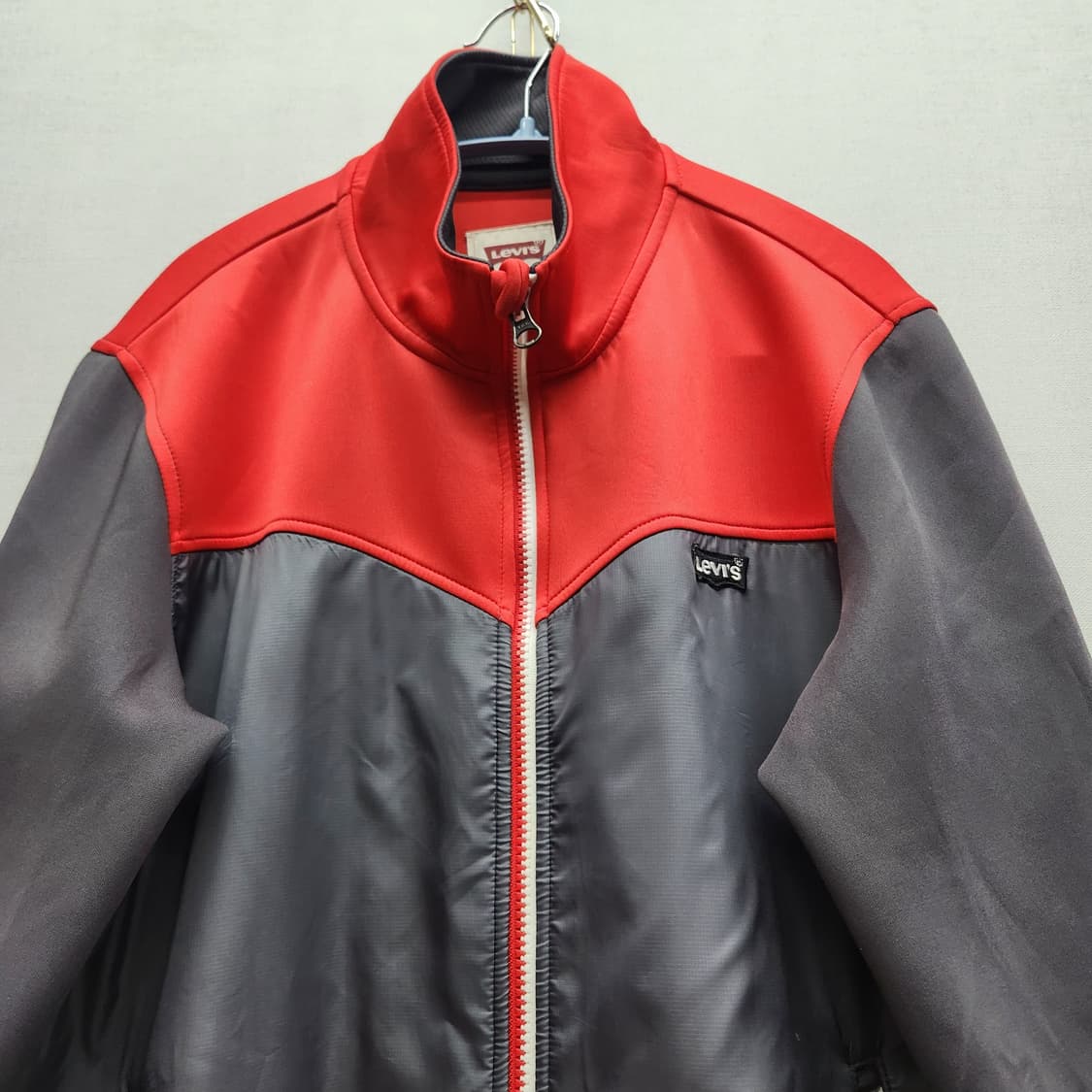 리바이스 로고 투톤 트랙 집업 자켓 M 상품이미지2