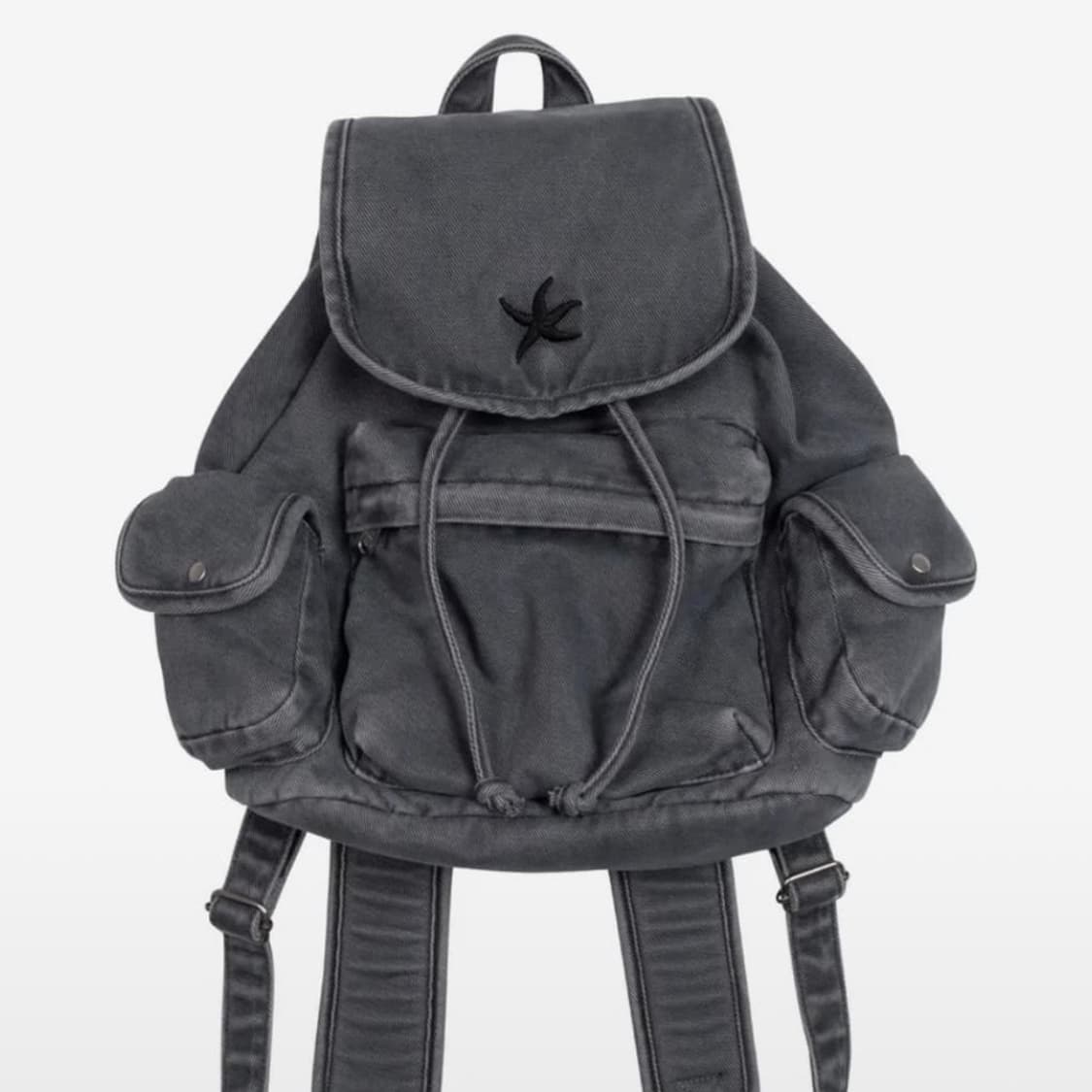 더콜디스트 데님 차콜 백팩 상품이미지1
