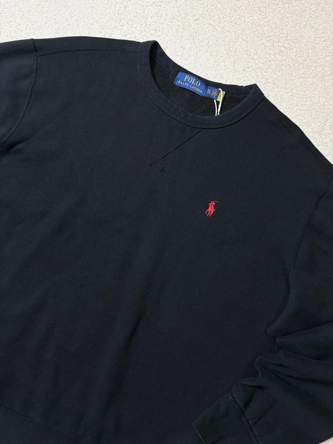 폴로 랄프로렌 로고 큐알 크루넥 맨투맨 PN6467 상품이미지2