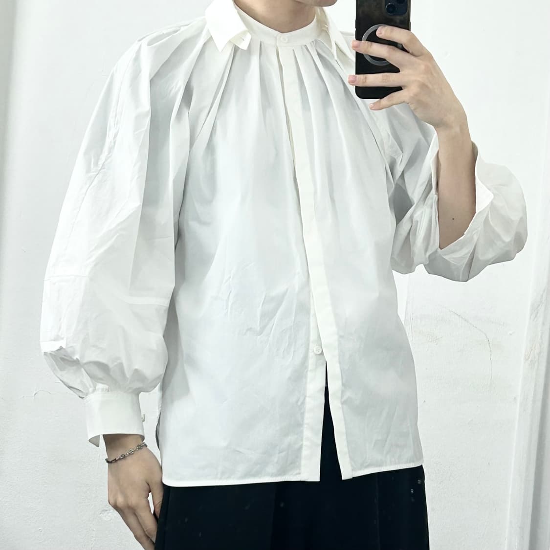 준지 레이어드 카라 셔츠 상품이미지2