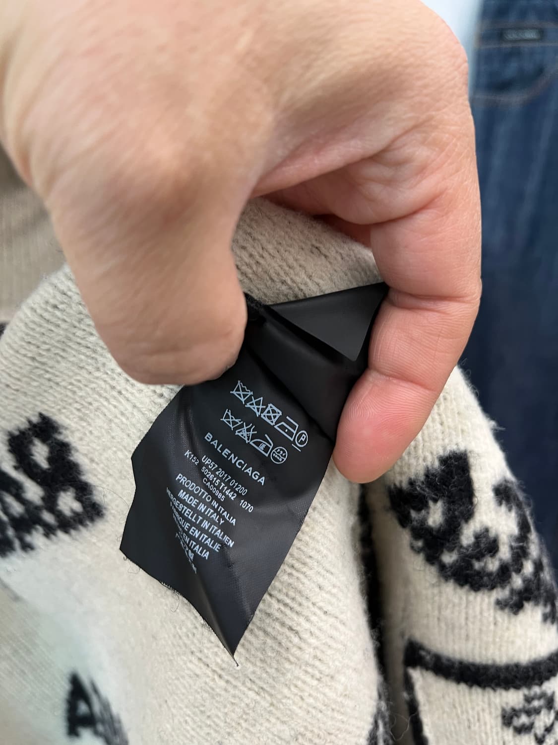 여) 발렌시아가 레터링 롱가디건  상품이미지10