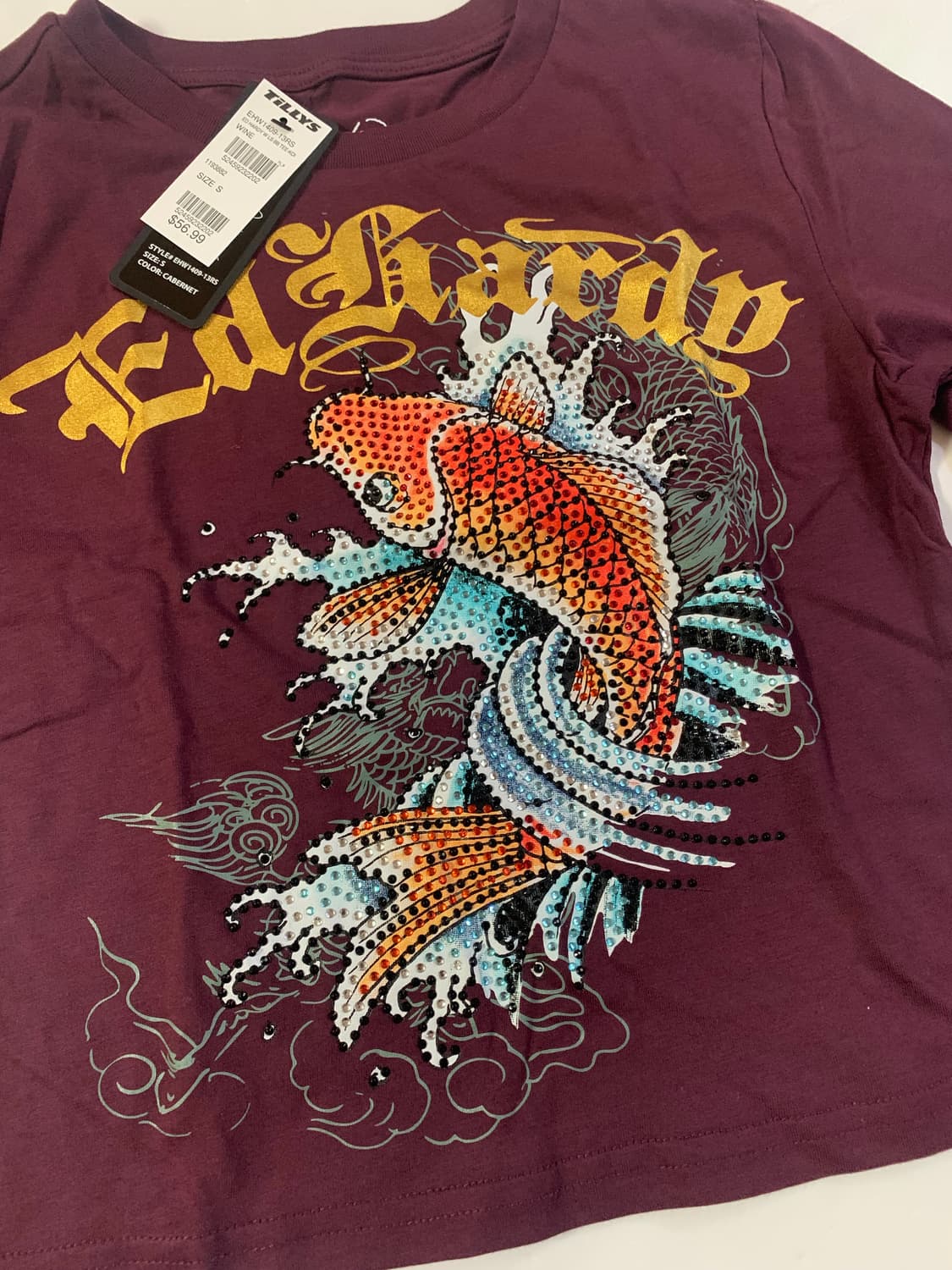 [새제품] 에드하디 롱슬리브 크롭탑 상품이미지4