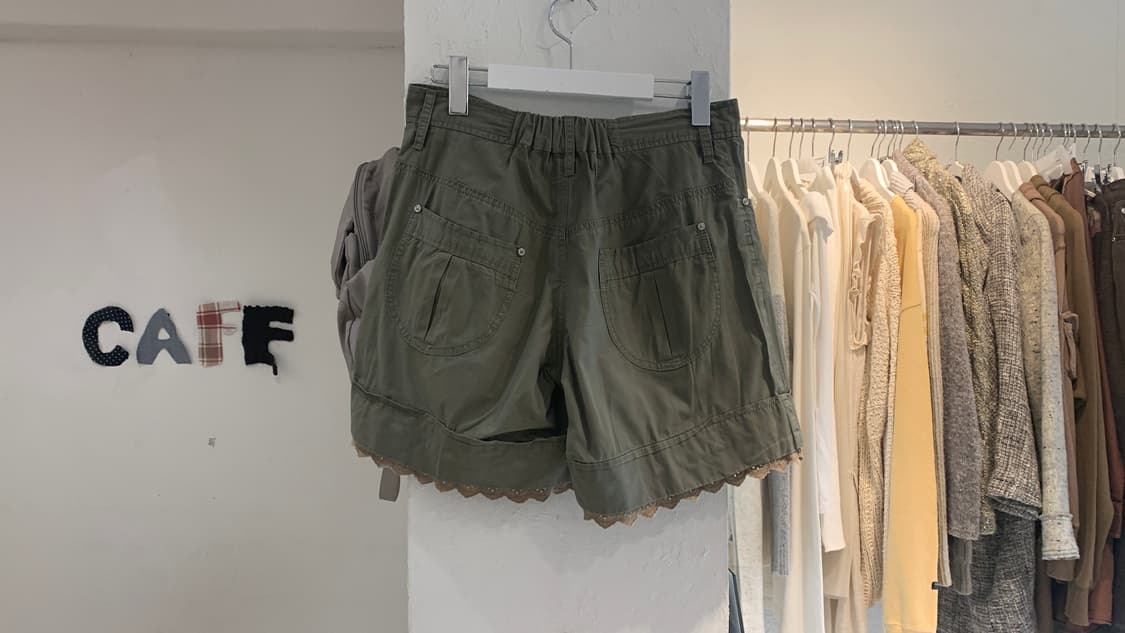 Lace khaki shorts 상품이미지5