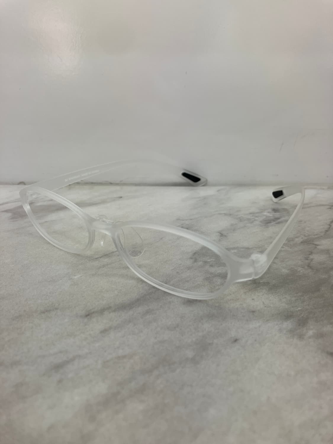 B83 CLOD 경량 클리어 오벌 슬림 뿔테 안경351 상품이미지7