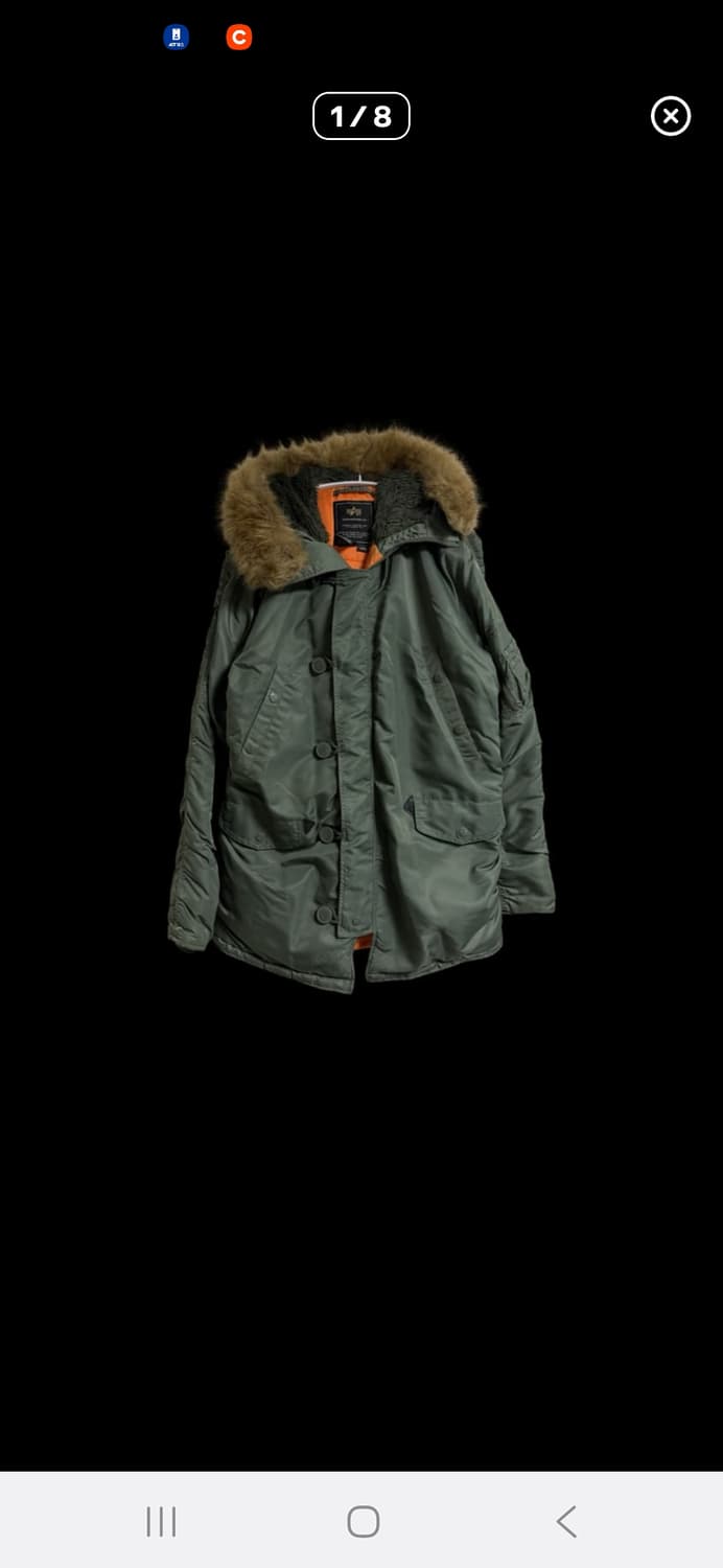 L)알파 N3b 파카 상품이미지1