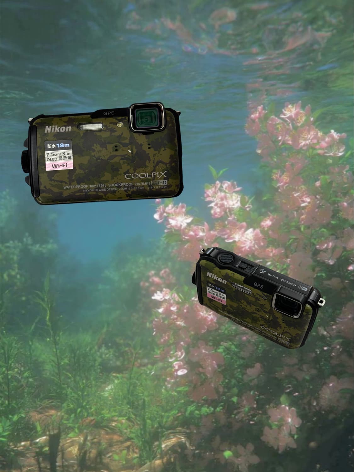 풀박) 니콘 쿨픽스 aw110s 카모 (aw110/aw100) 상품이미지1