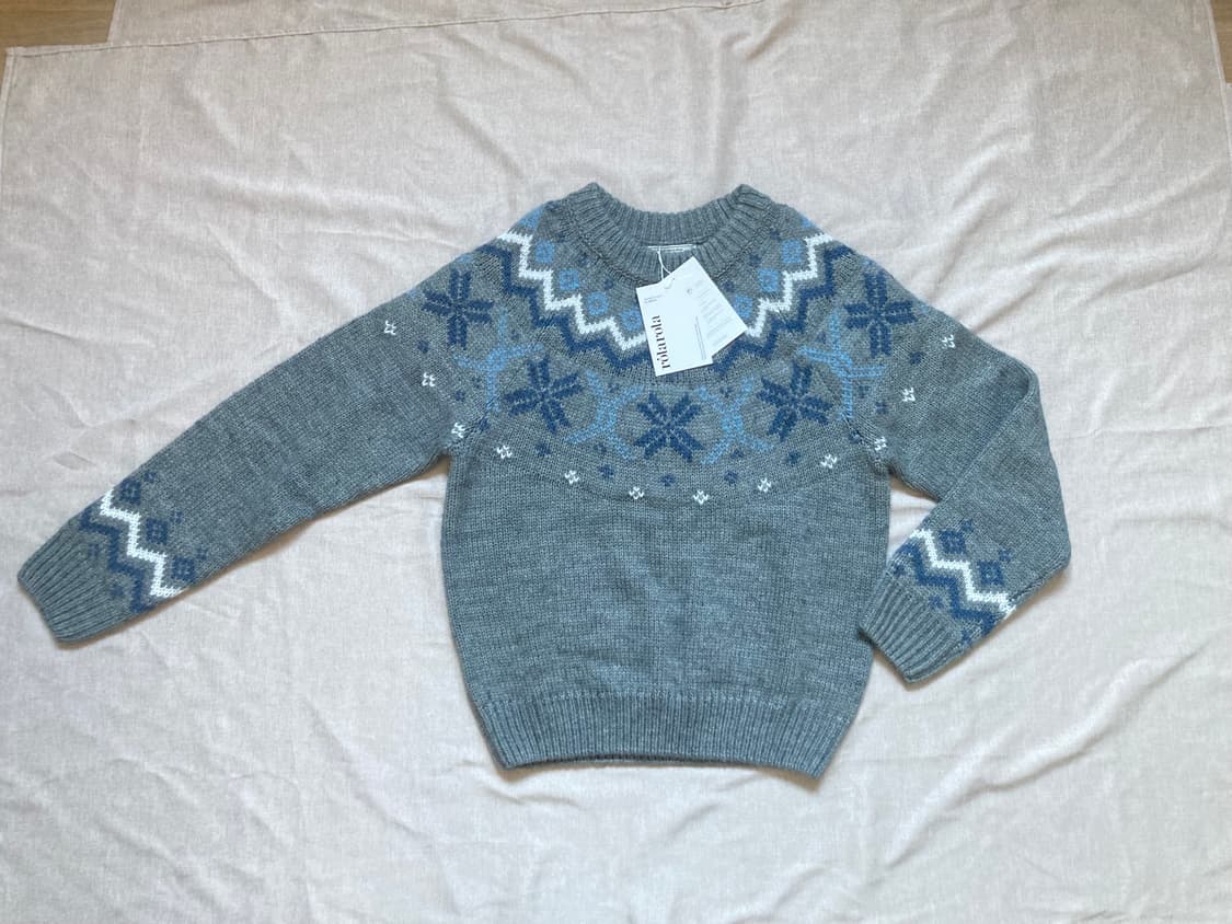 로라로라 노르딕 니트 그레이 상품이미지4