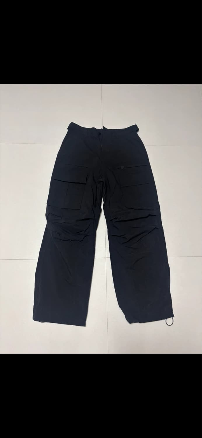 23FW 준지juun.z블랙 카고 남성 와이드 팬츠 46 JC3821P3 상품이미지1