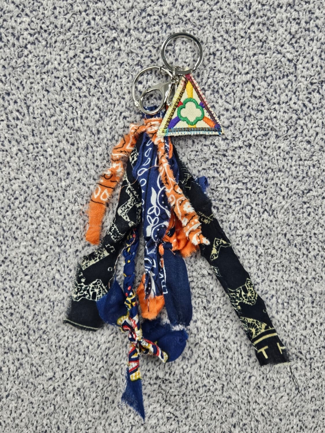 핸드메이드 커스텀 패치 반다나 카라비너 키링 / 11677 상품이미지5