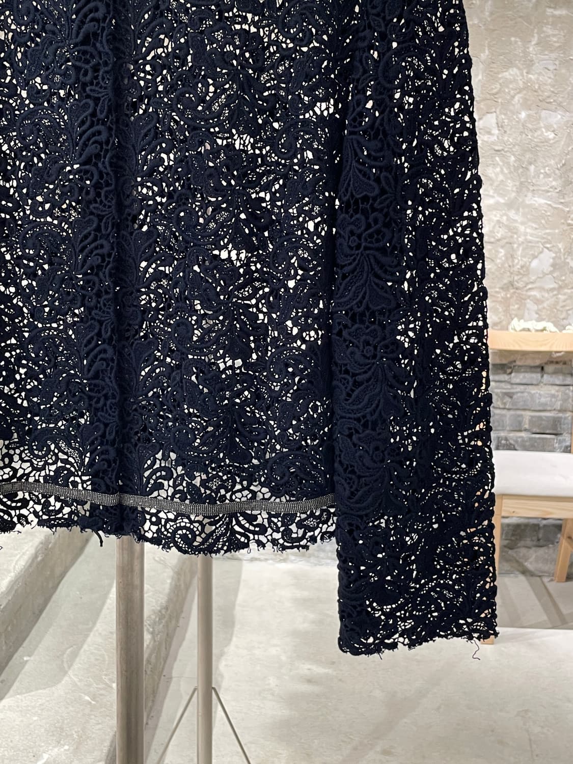 파비아나 필리피 다크 네이비 페이즐리 스냅 버튼 가디건 상품이미지5