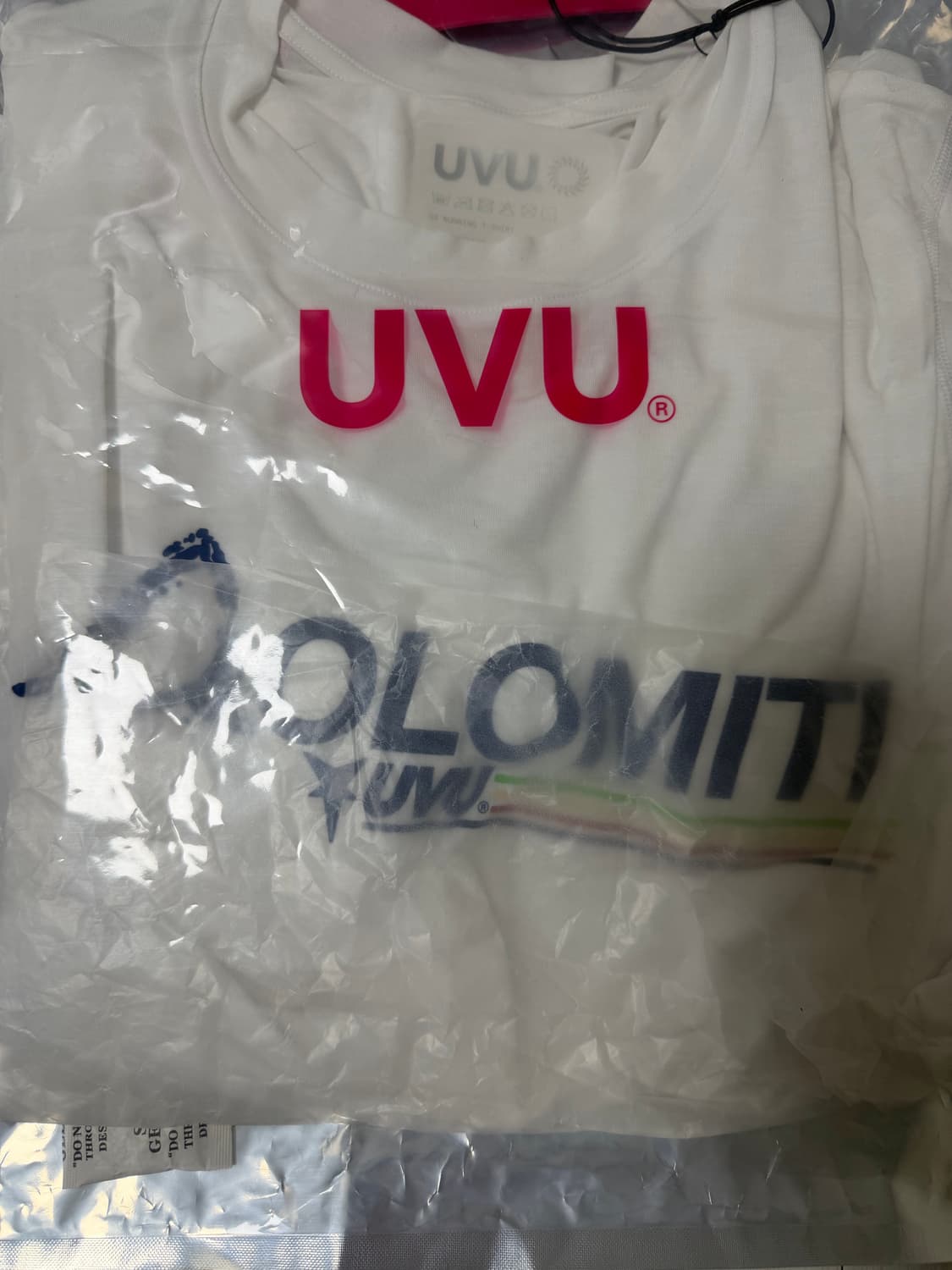 UVU DOLOMITI 반팔 티셔츠 화이트 상품이미지2