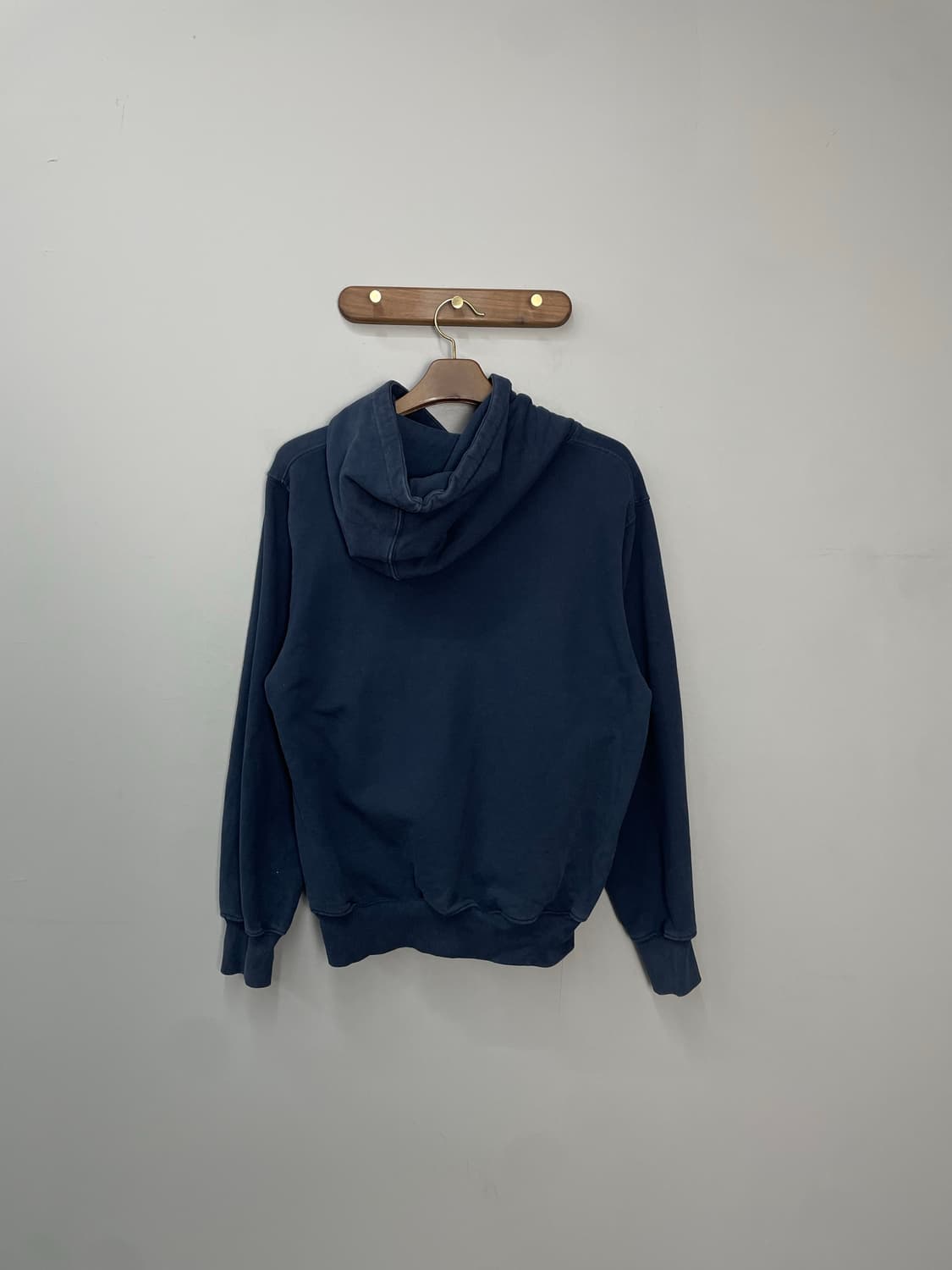 디스이즈네버댓 옐로우 자수 로고 네이비 후드티 H1667 상품이미지4