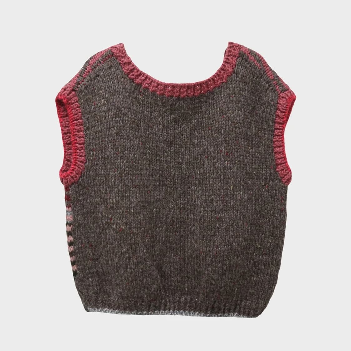 스트라이프 울 혼방 니트 베스트 62051 상품이미지2