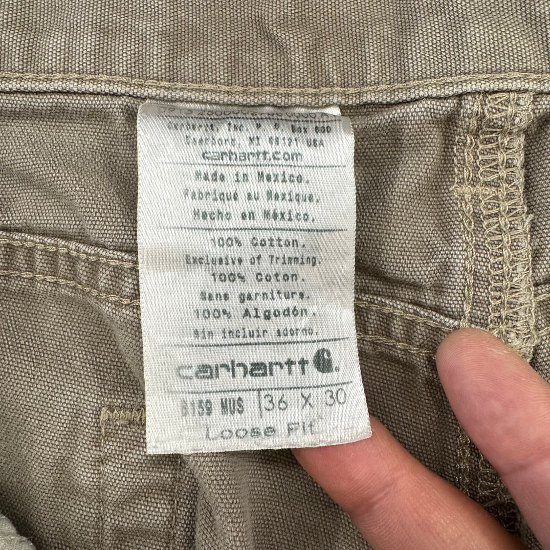 칼하트 B159 카펜터 워크 팬츠 (36)   상품이미지6