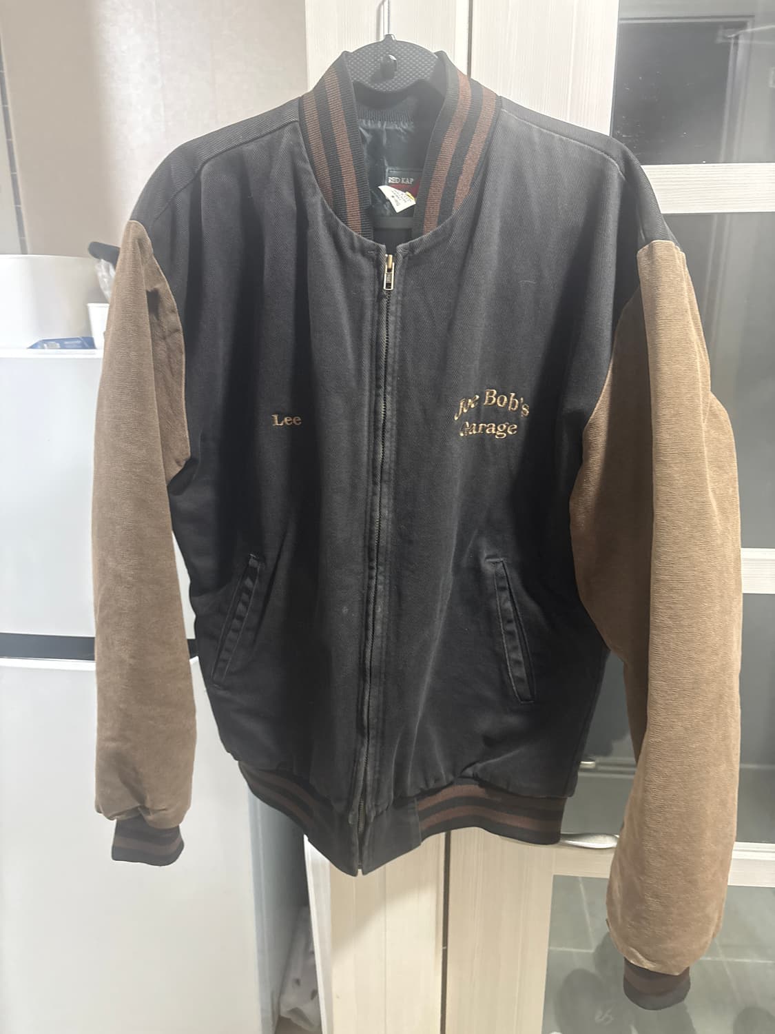 레드캡 바시티 자켓 브라운 m 상품이미지1