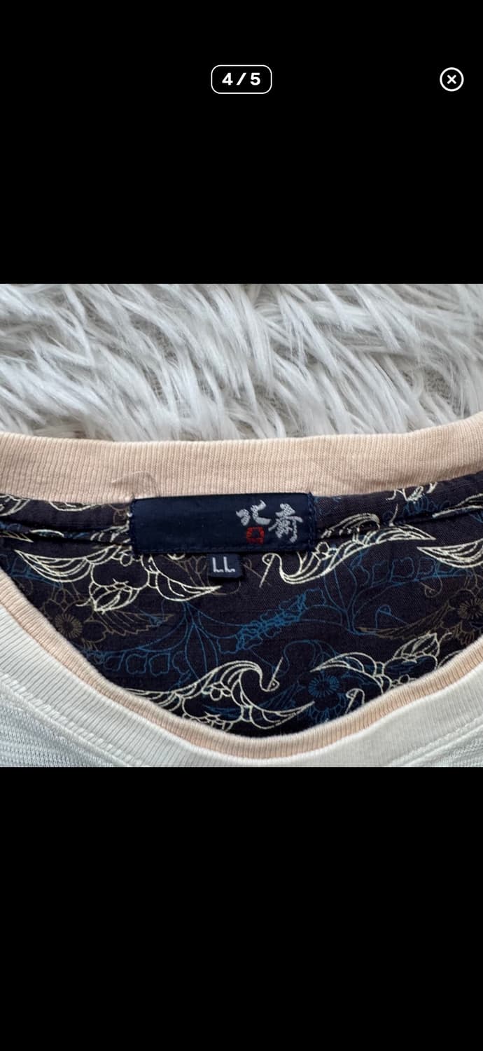 HOKUSAI 일본빈티지 오리엔탈 긴팔 티셔츠 오리엔탈긴팔 빈티지 상품이미지4