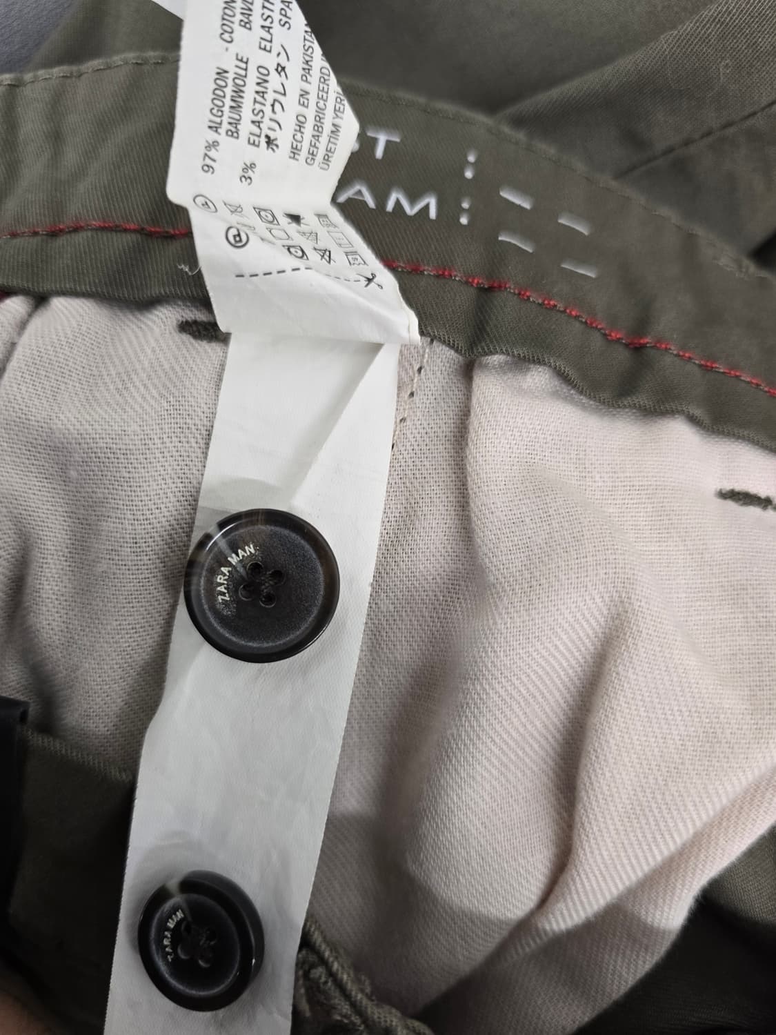 자라맨 새상품 남자 면바지. 
싸이즈30 상품이미지8