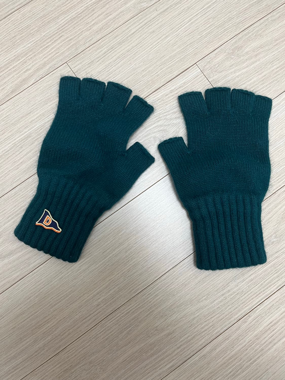 드레익스 울 니트 핑거리스 장갑 다크 그린 상품이미지2