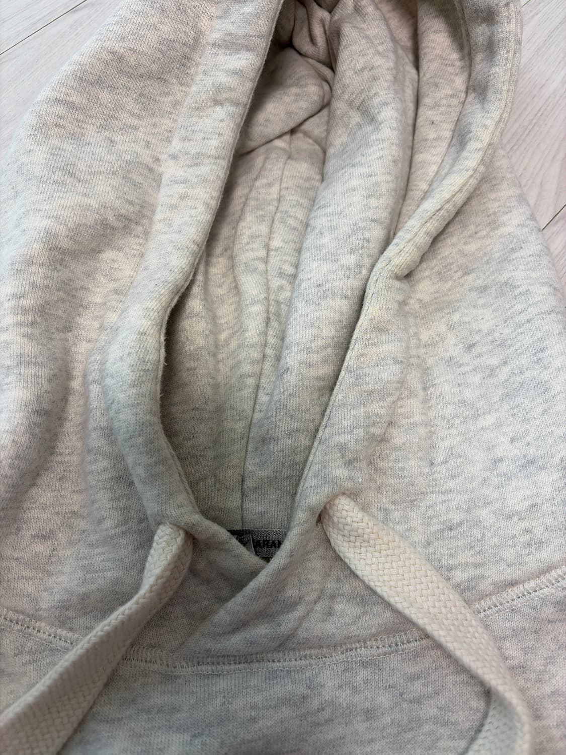 이자벨마랑 후드티 오트밀 색상 상품이미지4