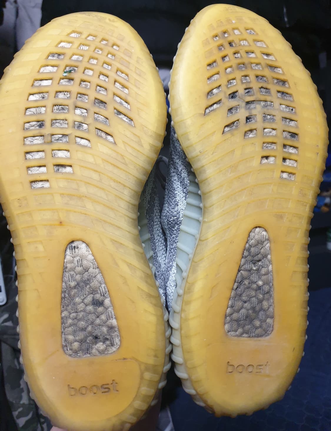 아디다스 이지부스트 350 V2 블루틴트 스니커즈 (290) 상품이미지5