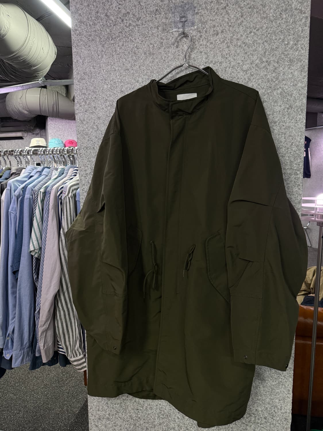 코드그라피 카키 오버핏 필드 자켓 B4369 상품이미지2