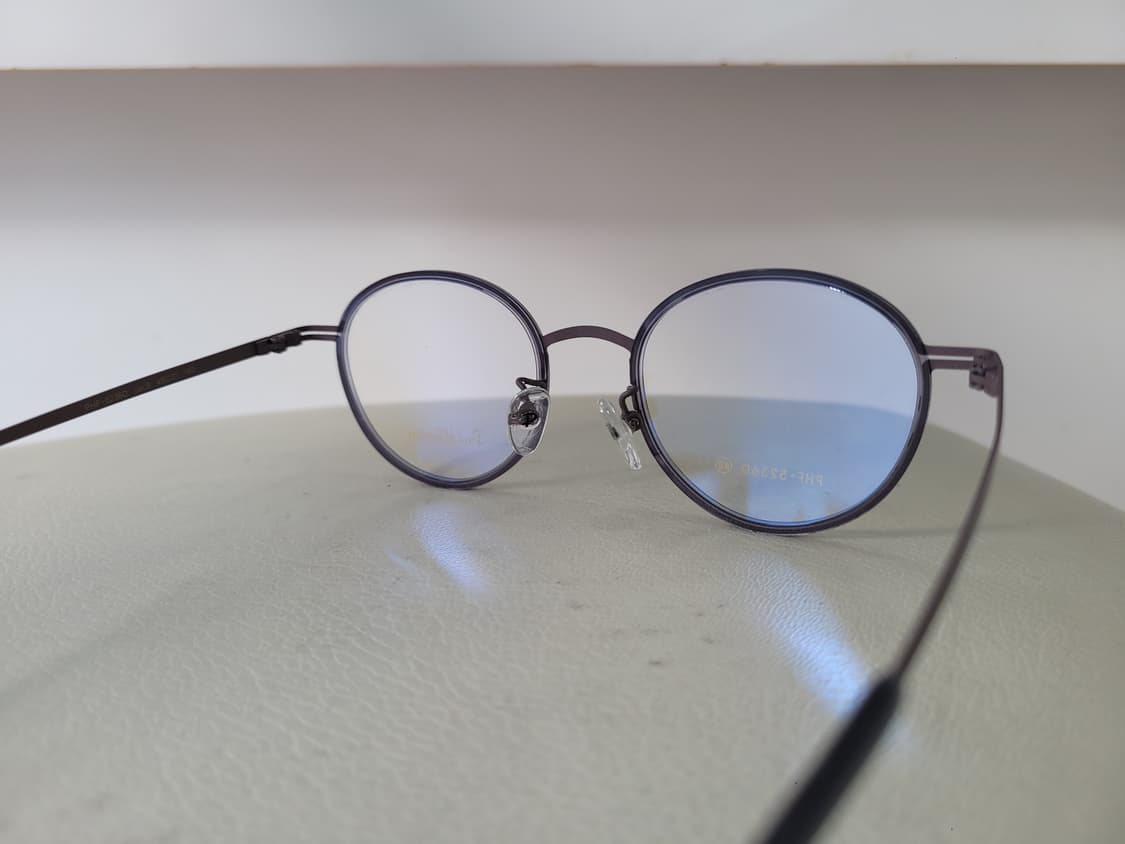 폴휴먼 PHF-5236D 그레이 원형 안경 초경량 상품이미지4