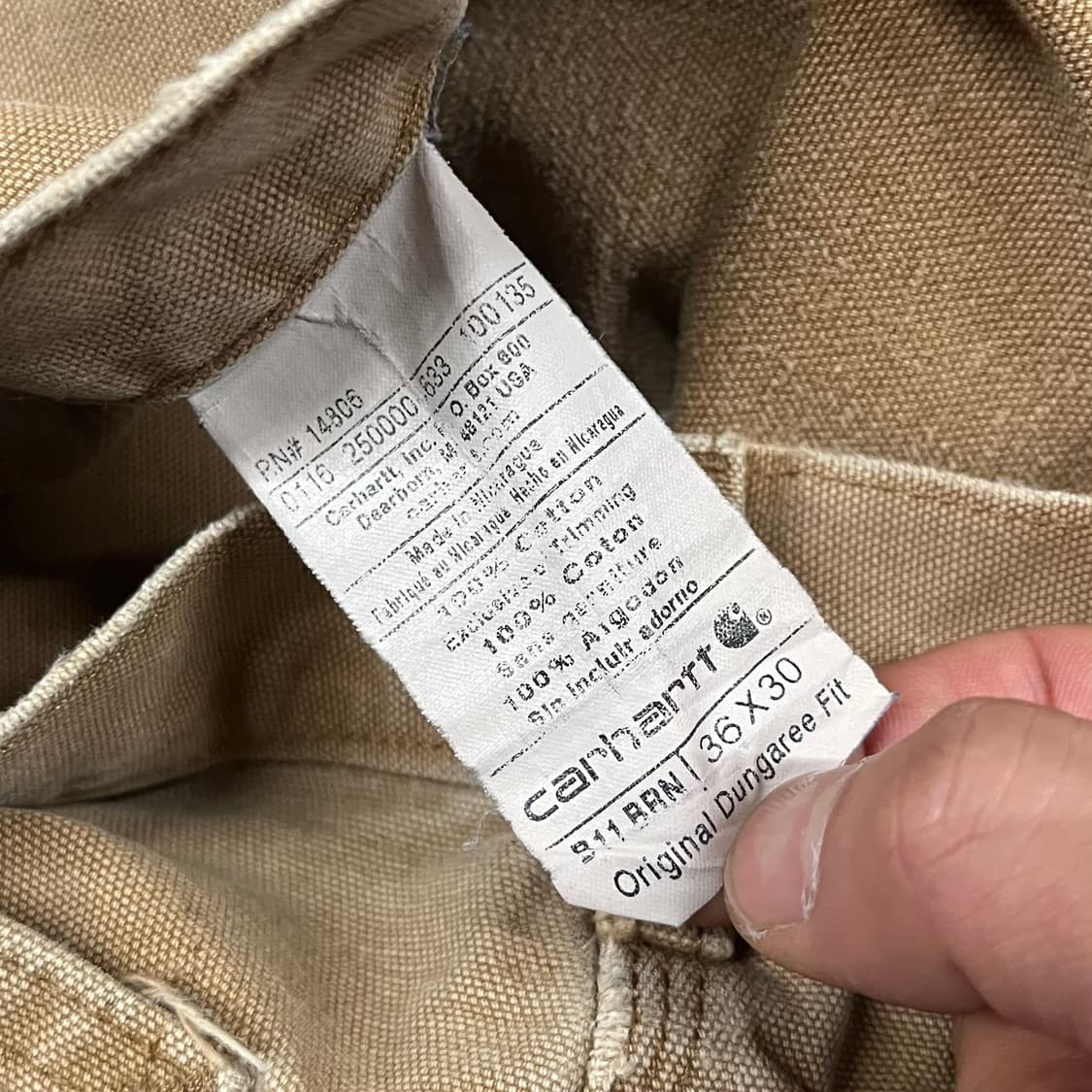 Carhartt B11 카펜터 팬츠 (36“) 상품이미지5