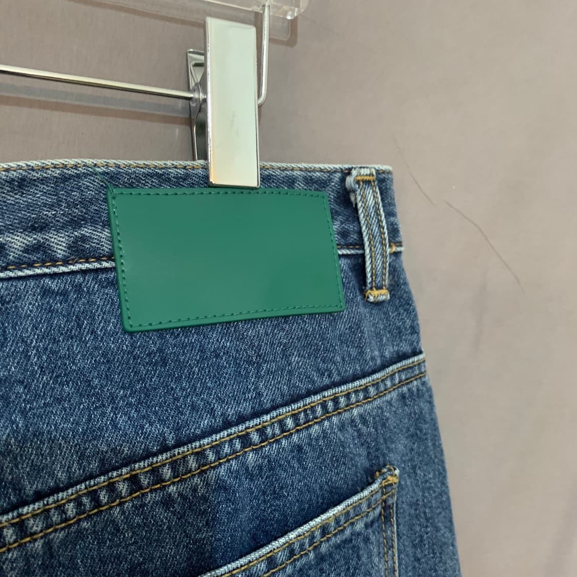 L 더 아이덴티티 프로젝트 플리츠 워싱 와이드 데님팬츠 청바지 상품이미지4