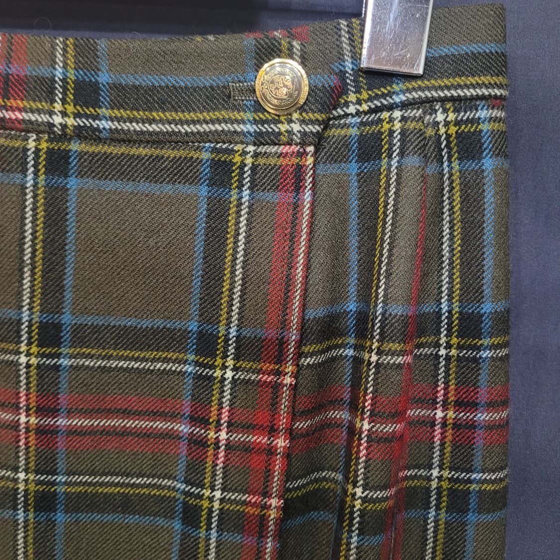 York Reine 영국 Peter Macarthur 울 타탄체크 스커트 상품이미지2